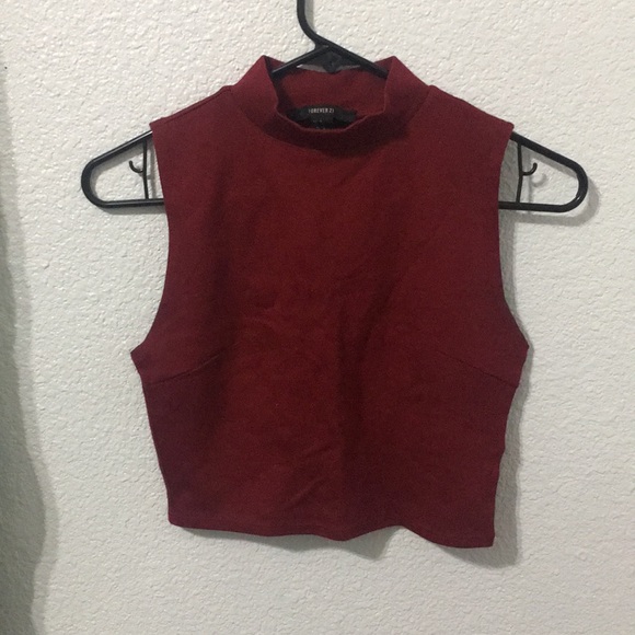 Red Crop Top - Picture 1 of 1